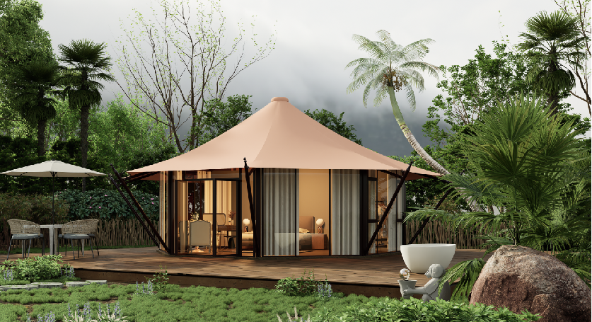 弥勒市异形篷房定制：专属设计赋能，打造城市户外专属名片