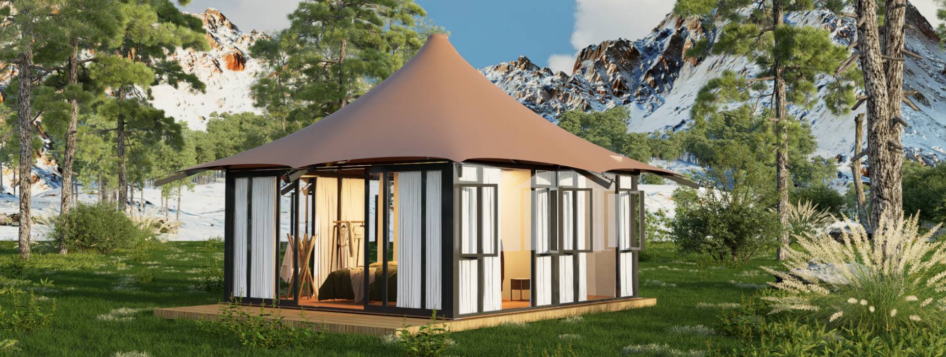 弥勒市多边形帐篷厂家